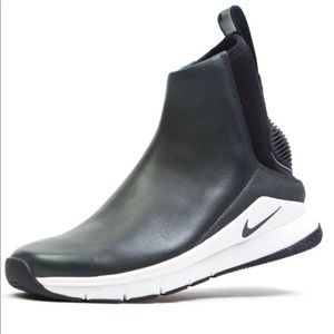 Nike Rivah High Premium Leather Shoes Boots Black